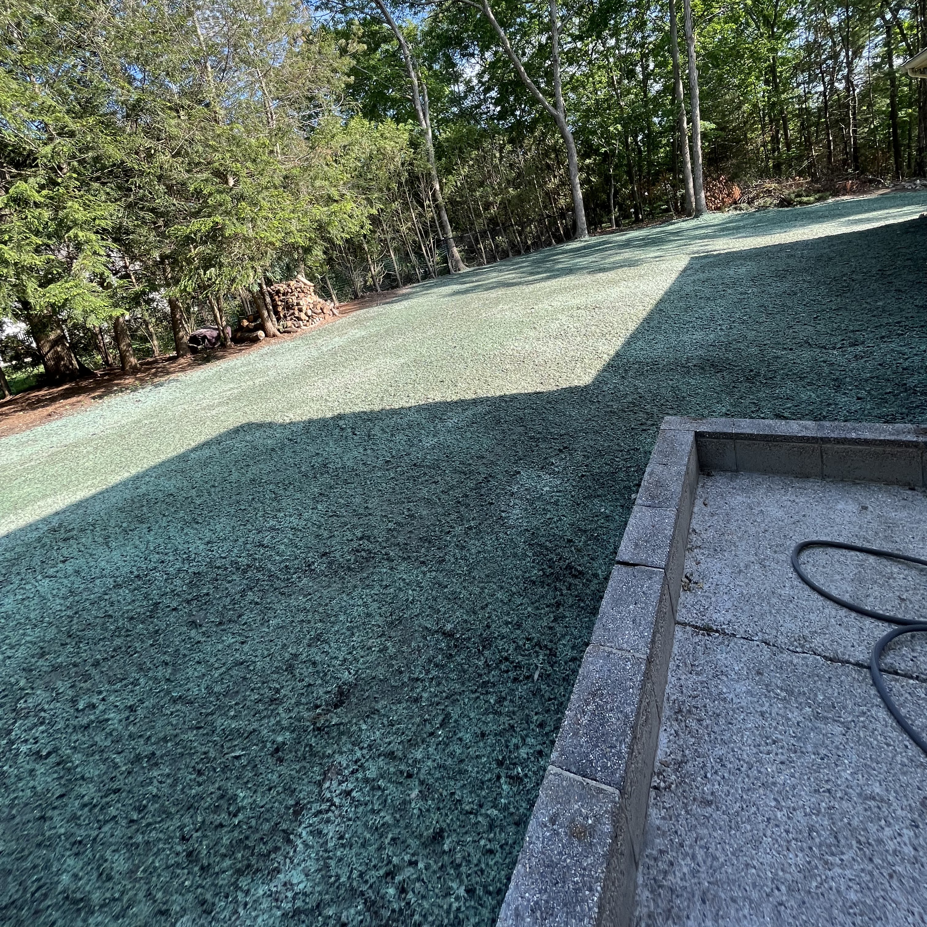 Completed lawn install with sod