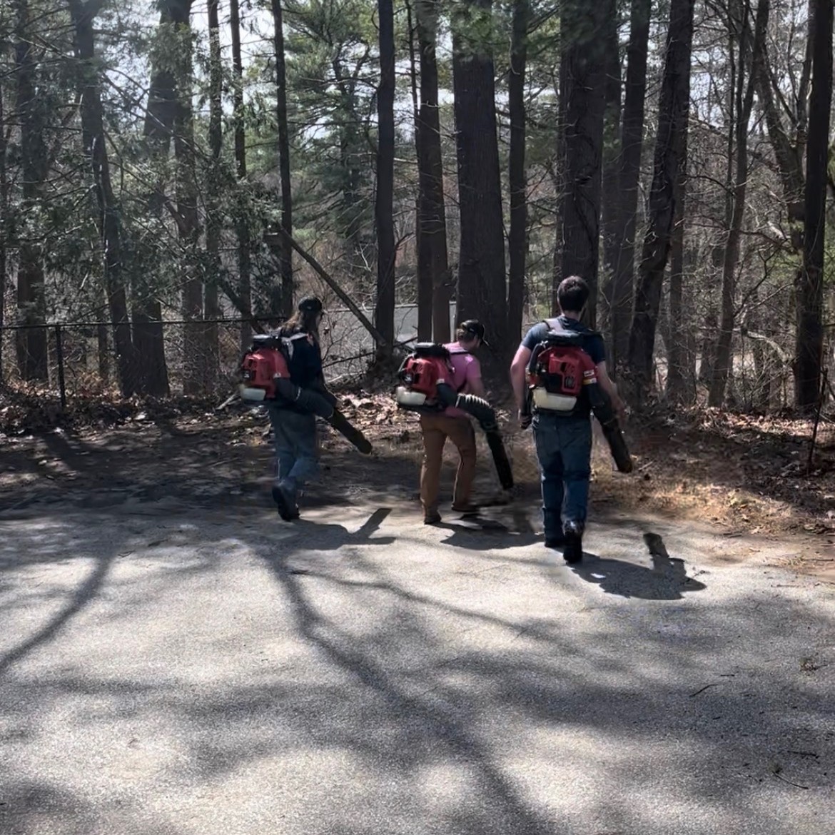 Spring yard clean up in Cumberland RI