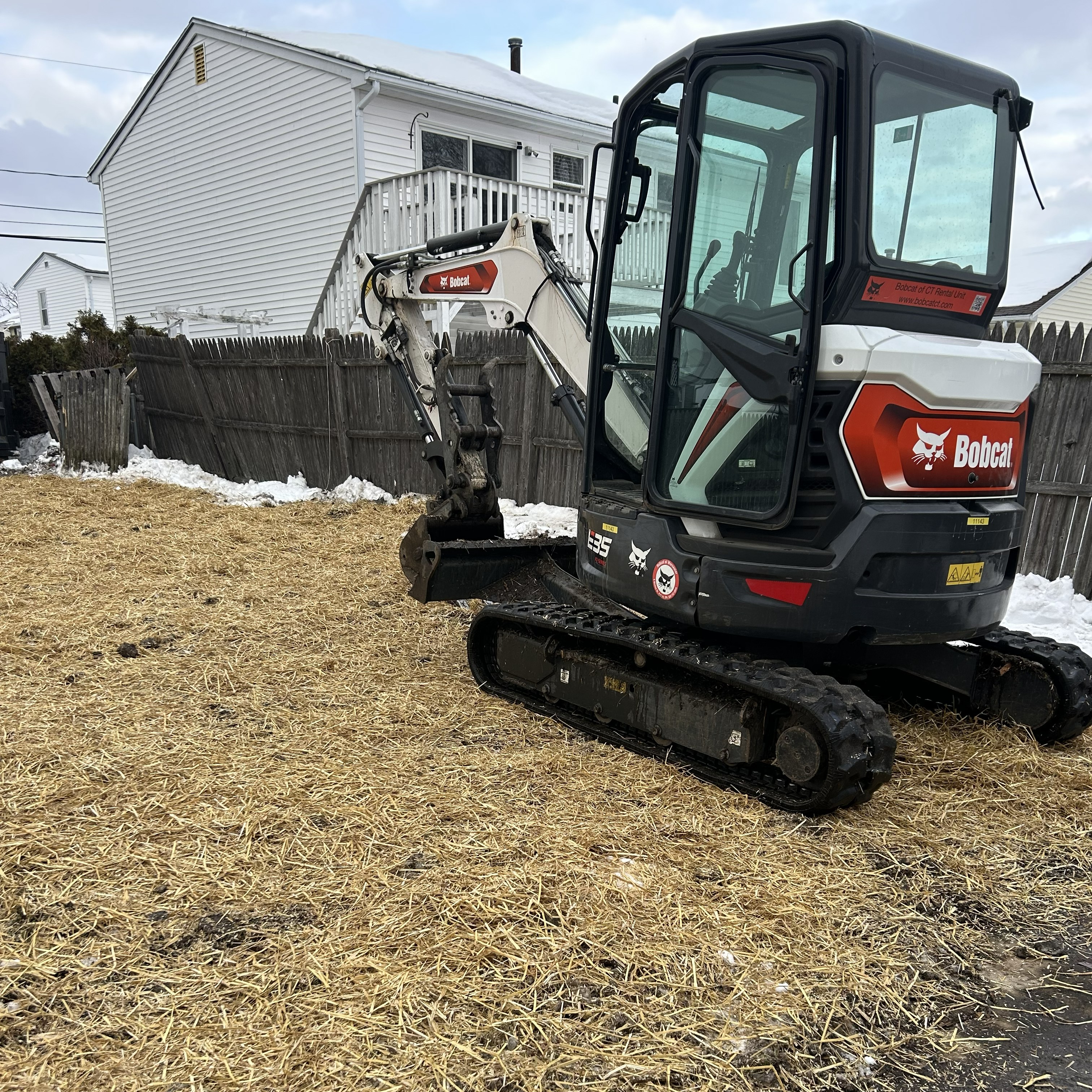 Fall leaf cleanup and debris removal