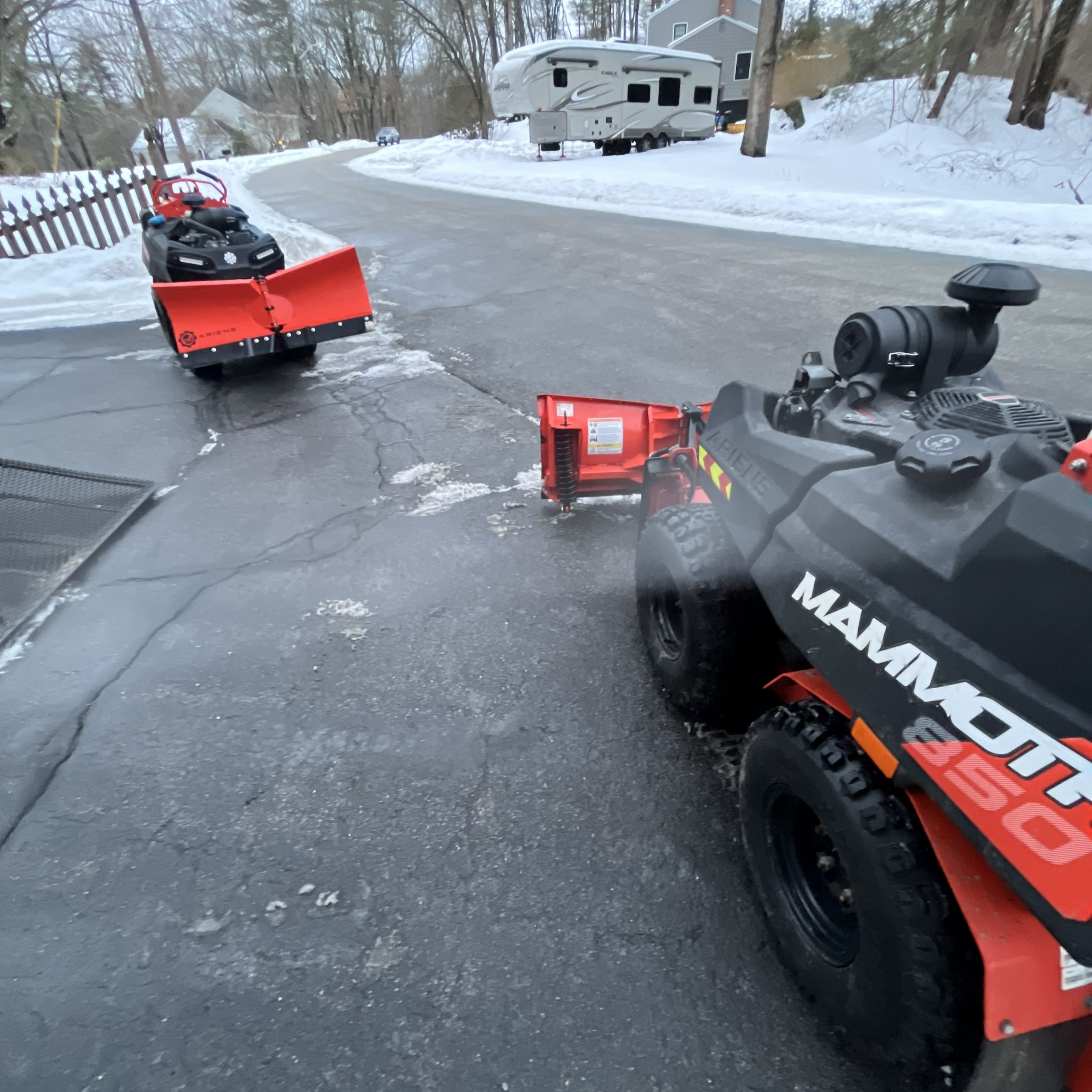 Snow removal and plowing in Cumberland RI